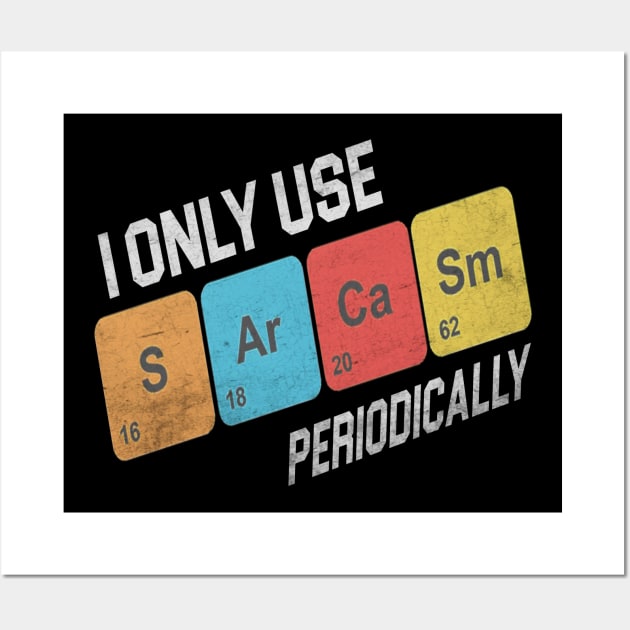 I-Only-Use-Sarcasm-Periodically Wall Art by Quincey Abstract Designs